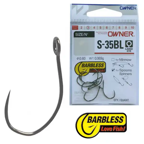 Carlig Owner S-35BL No.8 Spoon Spinner - Premium