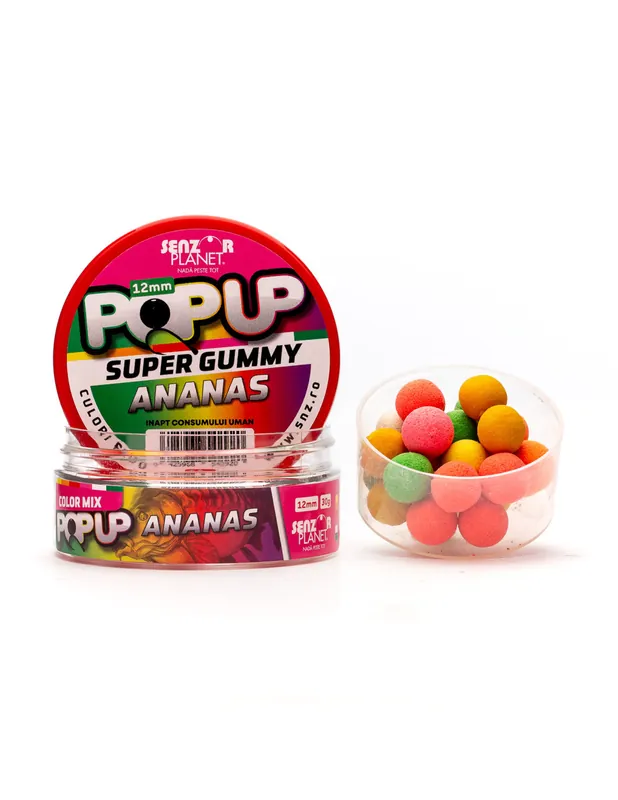 Cantități limitate | Pop Up Senzor Planet, Ananas, 12mm, 30g
