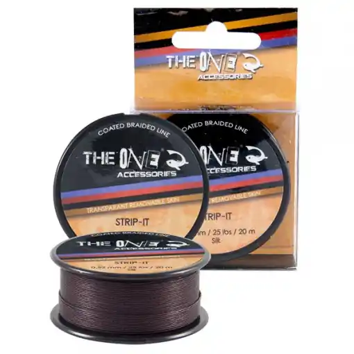 Calitate superioară | Fir Textil Strip It Removable Hooklink Silt 25lb 20m The One
