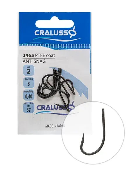 Stoc limitat | Carlige Teflonate Cralluso 2465 Anti Snag 8Buc/Plic