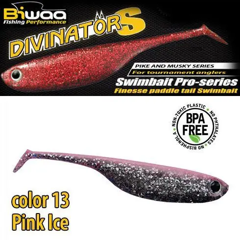 Produs de top | Shad Biwaa Divinator S 15cm, culoare Pink Ice, 3buc/plic
