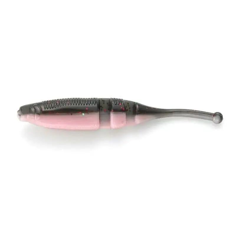 Shad Lake Fork Trophy Live Baby Shad 5.7cm, culoare Black/Pink, 15buc/plic | Reducere suplimentară